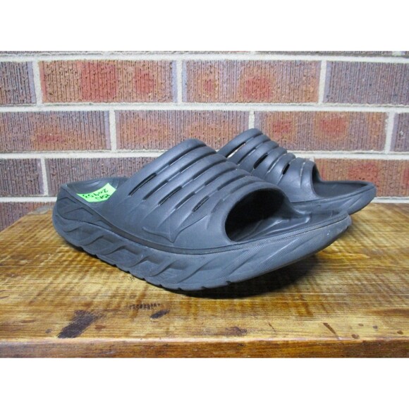 Hoka One One Mens Ora Recovery Slide Sandals Black Sport Shoes Size 10 main image 8